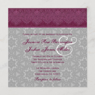 Invitation Monogramme de monographie de la Bourgogne et des g