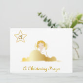 Invitation Monogramme De Prière De Chrétien - Pous (Debout devant)