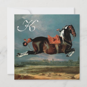 Invitation Monogramme d'élevage du Cheval Piebald "Cehero"