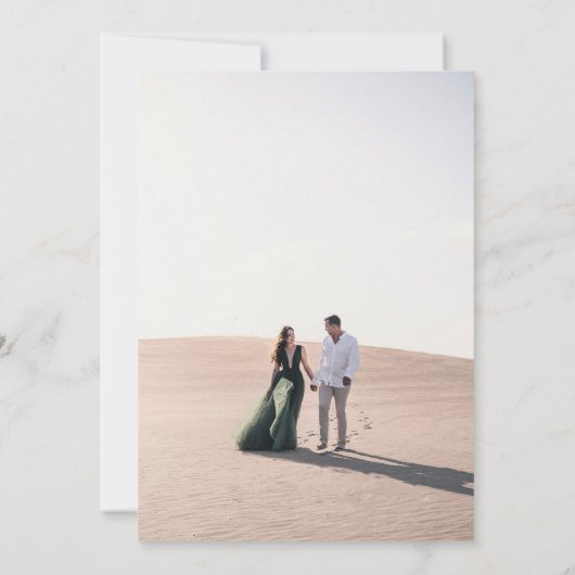 Invitation Monogramme Diamant Avec Fleurs Mariage À feuillage (Dos)