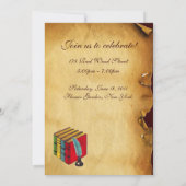 INVITATION MONOGRAMME DU GRADUM DE LA CIRE DE PARCHEMENT ENSE (Dos)