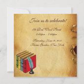 INVITATION MONOGRAMME DU GRADUM DE LA CIRE DE PARCHEMENT ENSE (Dos)