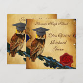 INVITATION MONOGRAMME DU PARCHEMENT DES BOULES ET DU SCEAU DE (Devant / Derrière)