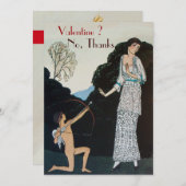 INVITATION MONOGRAMME DU SCEAU DE LA CIRE DE JOUR DE LA PARTI (Devant / Derrière)