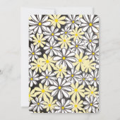 Invitation Monogramme du voile de mariée sur tableau noir pou (Dos)