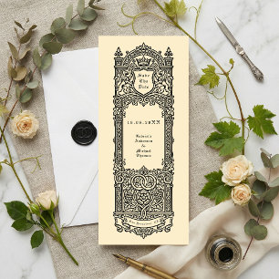 Invitation Monogramme Héraldique Enregistrez la Date