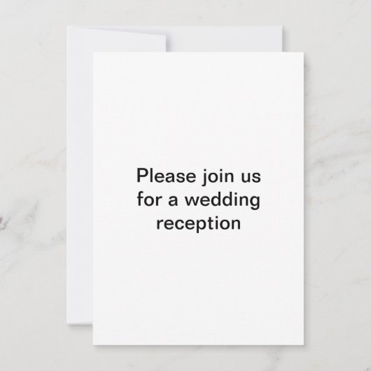 Invitation Monogramme Lettre M Fleur de lis (Dos)