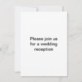 Invitation Monogramme Lettre N Fleur de lis (Dos)