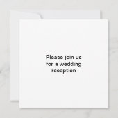 Invitation Monogramme Lettre R Fleur de lis (Dos)