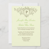 Invitation Monogramme Mariage Monogrammes Mariages (Devant)
