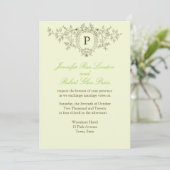 Invitation Monogramme Mariage Monogrammes Mariages (Debout devant)