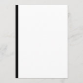 Invitation Monogramme moderne Mariage budget simple (Dos)