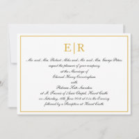 Monogramme officiel Calligraphie Élégant Mariage O