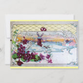INVITATION MONOGRAMME ROMANTIQUE 4 (Dos)