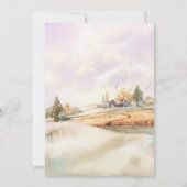 Invitation Monogramme romantique Citrouille d'automne | Viell (Dos)