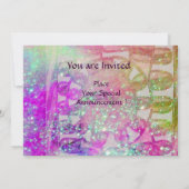 Invitation MONOGRAMME SOLAIRE, rose violet bleu noir blanc br (Dos)