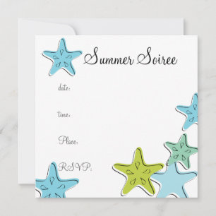 Invitation Monogramme Starfish