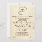 Invitation Monogramme Storybook (Devant)