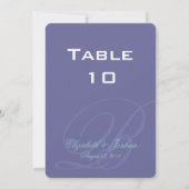 Invitation Monogramme Ton sur Ton (Dos)