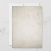 Invitation Monogramme Tourbillonnant| Mariage de calligraphie (Dos)