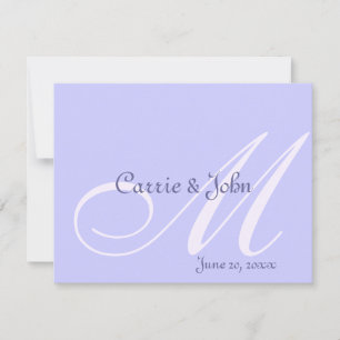 Invitation Monogrammes Ton sur Ton