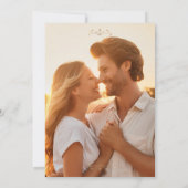 Invitation monographie classique romantique en or crest maria (Dos)