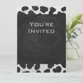 Invitation Monographie dalmate noir et blanc (Debout devant)