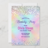 Invitation Monographie de la fausse parties scintillant de la (Devant)