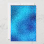 Invitation Monographie de la fausse parties scintillant rose (Dos)