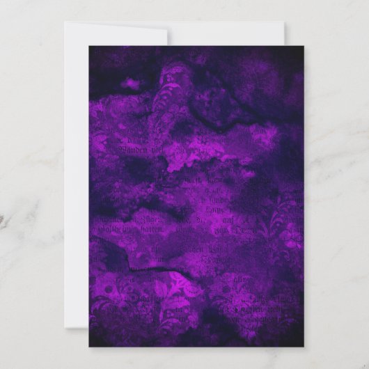 Invitation Monographie de parties scintillant en or mou foncé (Dos)