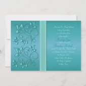Invitation monographique Turquoise et aquacole (Dos)