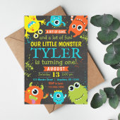 Invitation Monster 1er Anniversaire