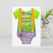 Invitation Monster Baby shower - Ils ont créé un Monster (Debout devant)