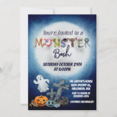 Invitation Monster Bash (Devant)