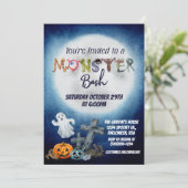 Invitation Monster Bash (Debout devant)