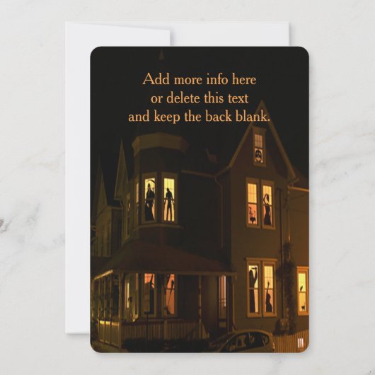 Invitation Monster Bash Halloween (Dos)