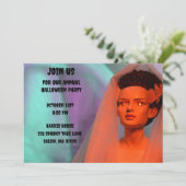 Invitation Monster Green et Red Bride de Frankenstein (Debout devant)