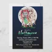 Invitation Monster Halloween (Devant)