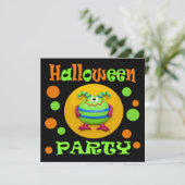 Invitation Monster Halloween (Debout devant)