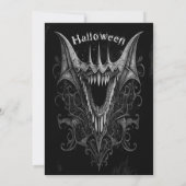 Invitation Monster Halloween (Dos)