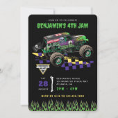Invitation Monster Jam - Anniversaire de Grave Digger (Devant)
