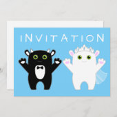 Invitation Monster Mariage (Devant / Derrière)