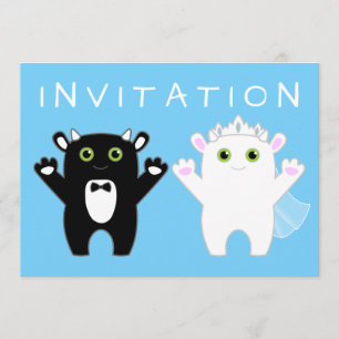 Invitation Monster Mariage