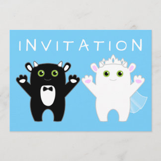 Invitation Monster Mariage