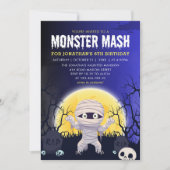 Invitation Monster Mash Kids Birthday Party Halloween (Devant)
