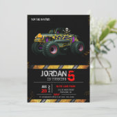Invitation Monster Truck (Debout devant)