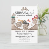 Invitation Monster Truck ANY AGE Smash and crash birthday  (Debout devant)