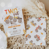 Invitation Monster Truck Boy Two Fast 2nd Birthday Party