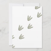 Invitation Monster Truck & Dinosaur 3e fête d'anniversaire (Dos)