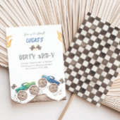 Invitation Monster Truck Dirty 3RD-Y Anniversaire